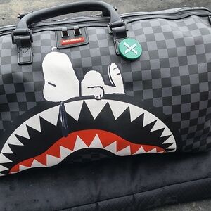 Black and Red Checkered Men’s Bag